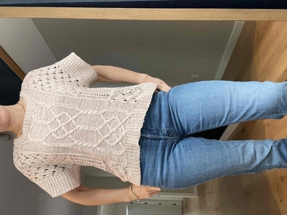 Prana Sweaters - prAna Womens Pullover Sweater Size S Pink Open-Knit Lightweight Short Sleeve